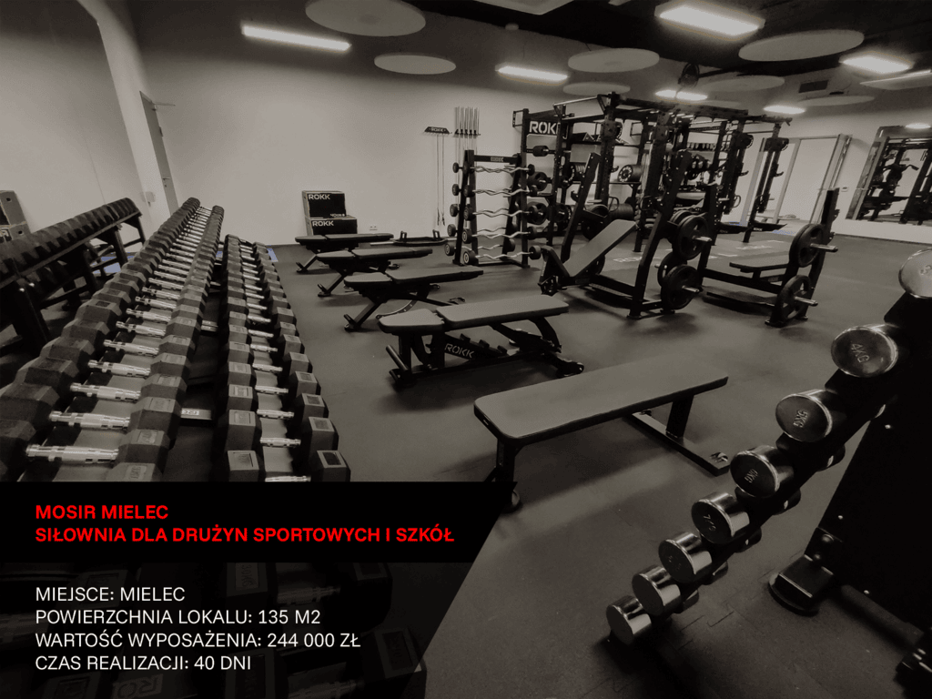 ROKK MOSIR Mielec siłownia dla drużyn sportowych i szkół