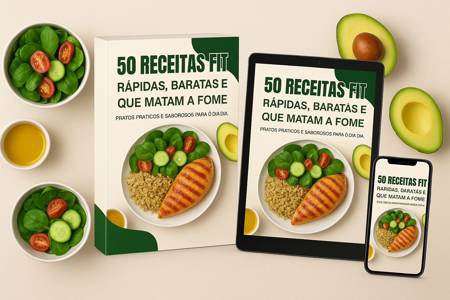 Fit Sem Fome - 50 Receitas Rápidas, Práticas e Baratas. — imagem 6