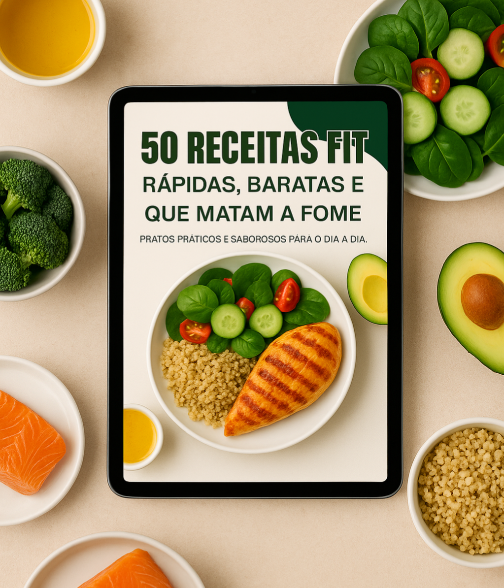 Fit Sem Fome - 50 Receitas Rápidas, Práticas e Baratas.