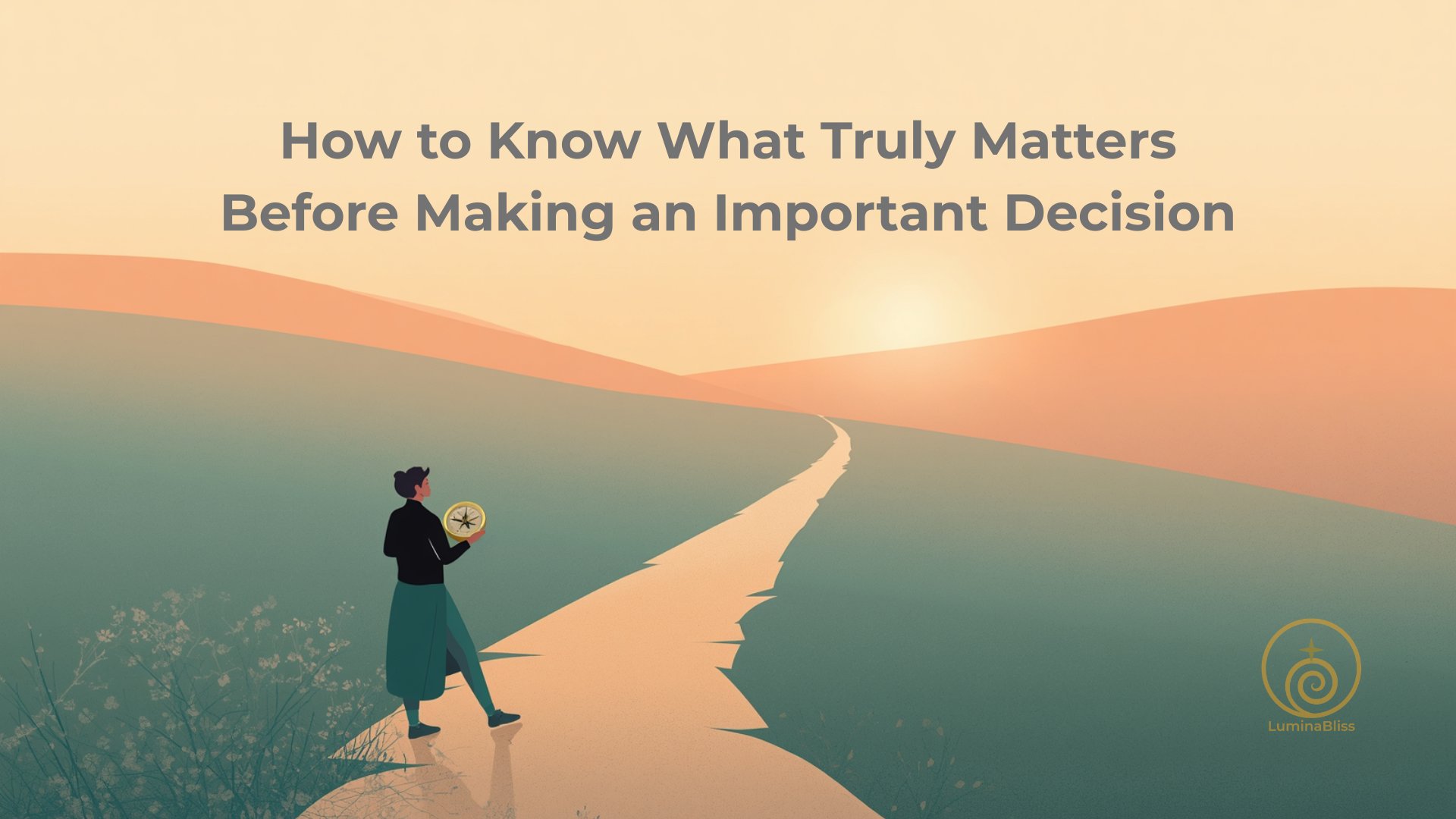 How to Know What Truly Matters Before Making an Important Decision
