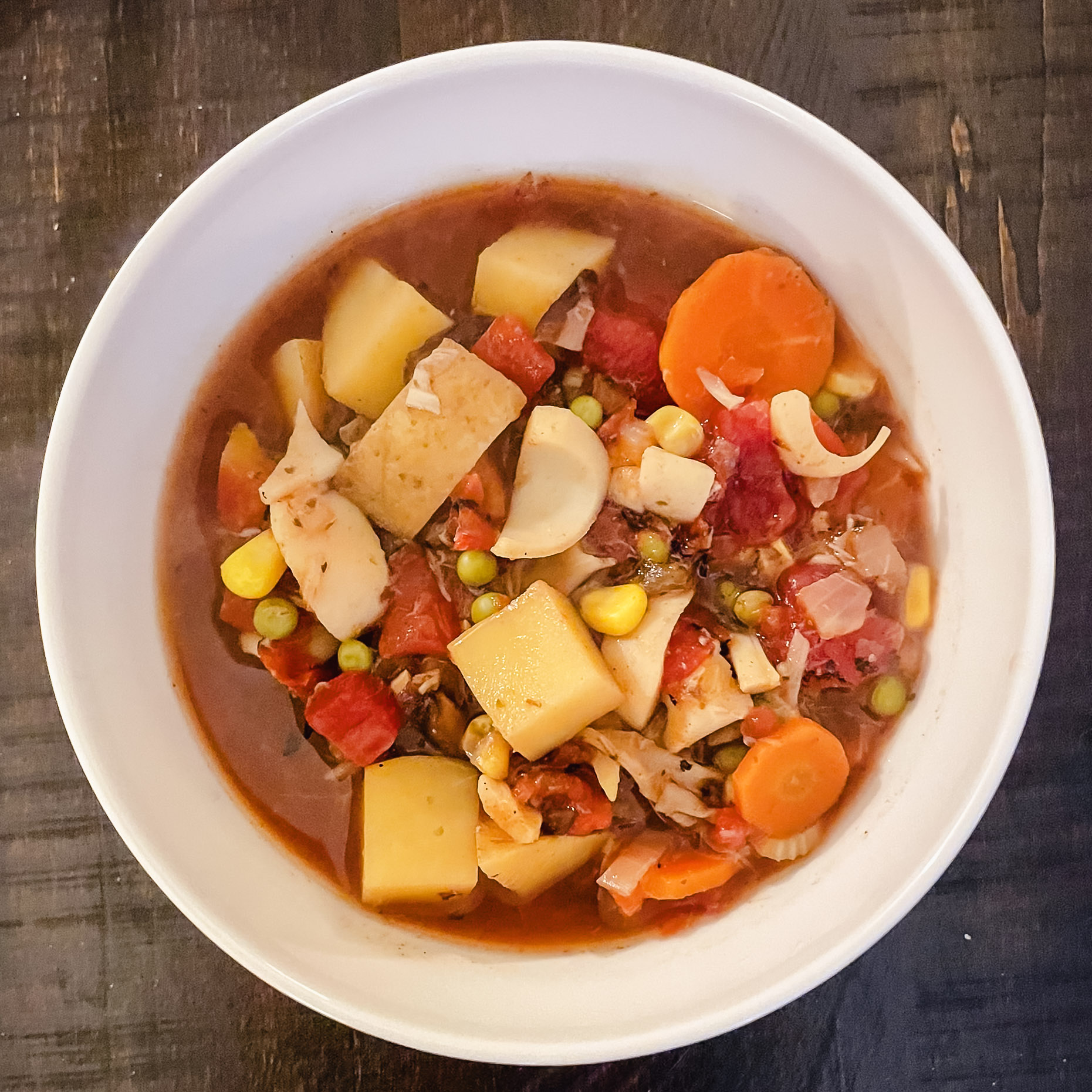 Vegan Maryland No-Crab Soup