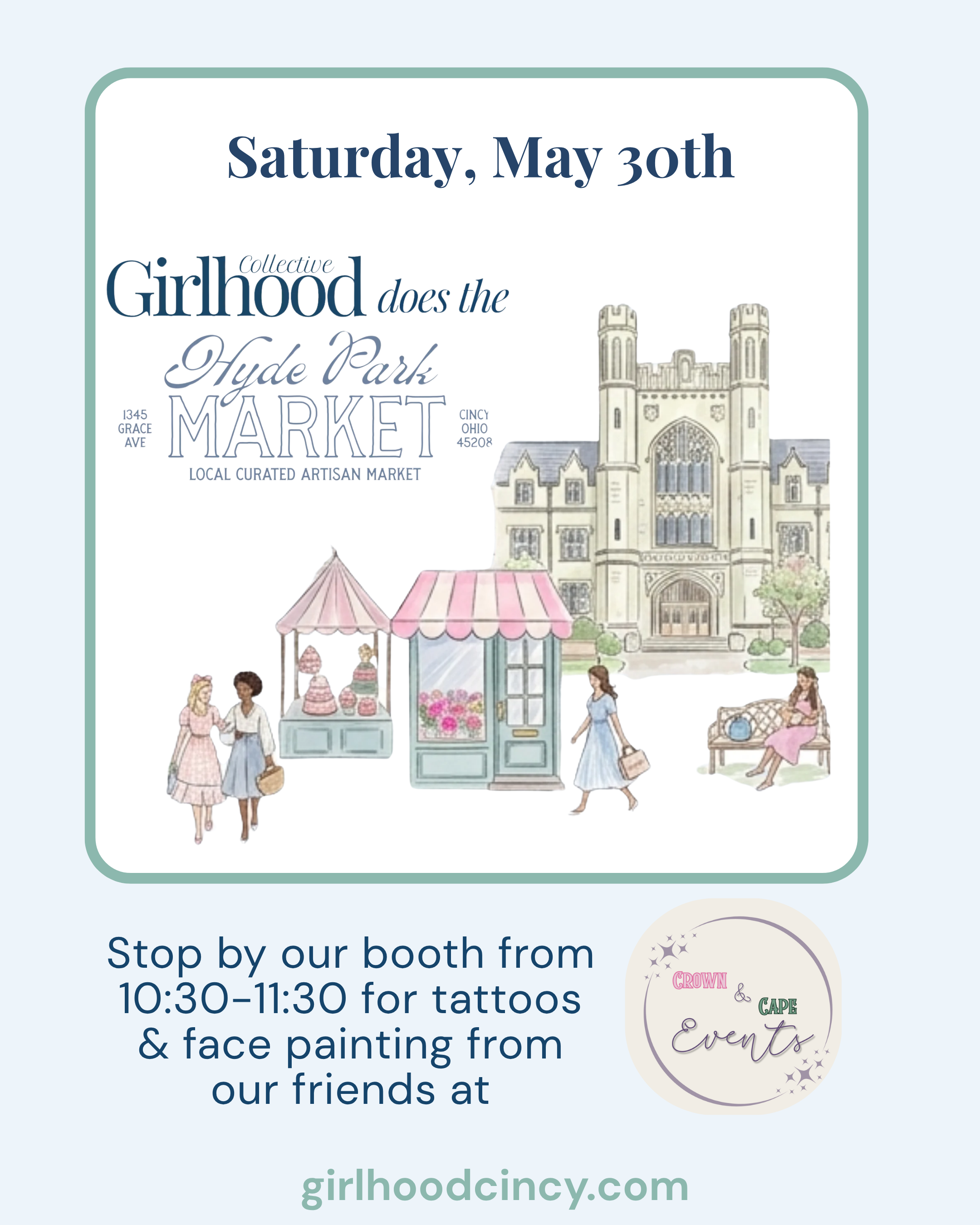 Girlhood Collective Hyde Park Market Dates