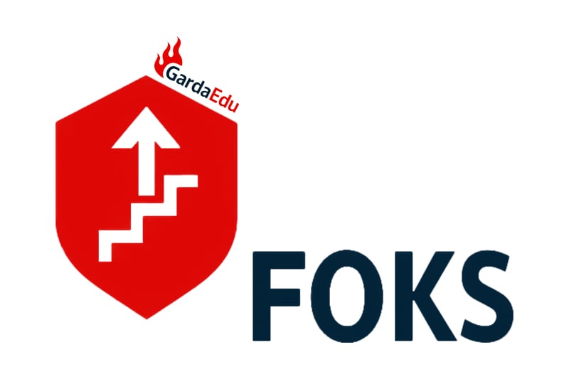 Znak granica strefy pożarowej