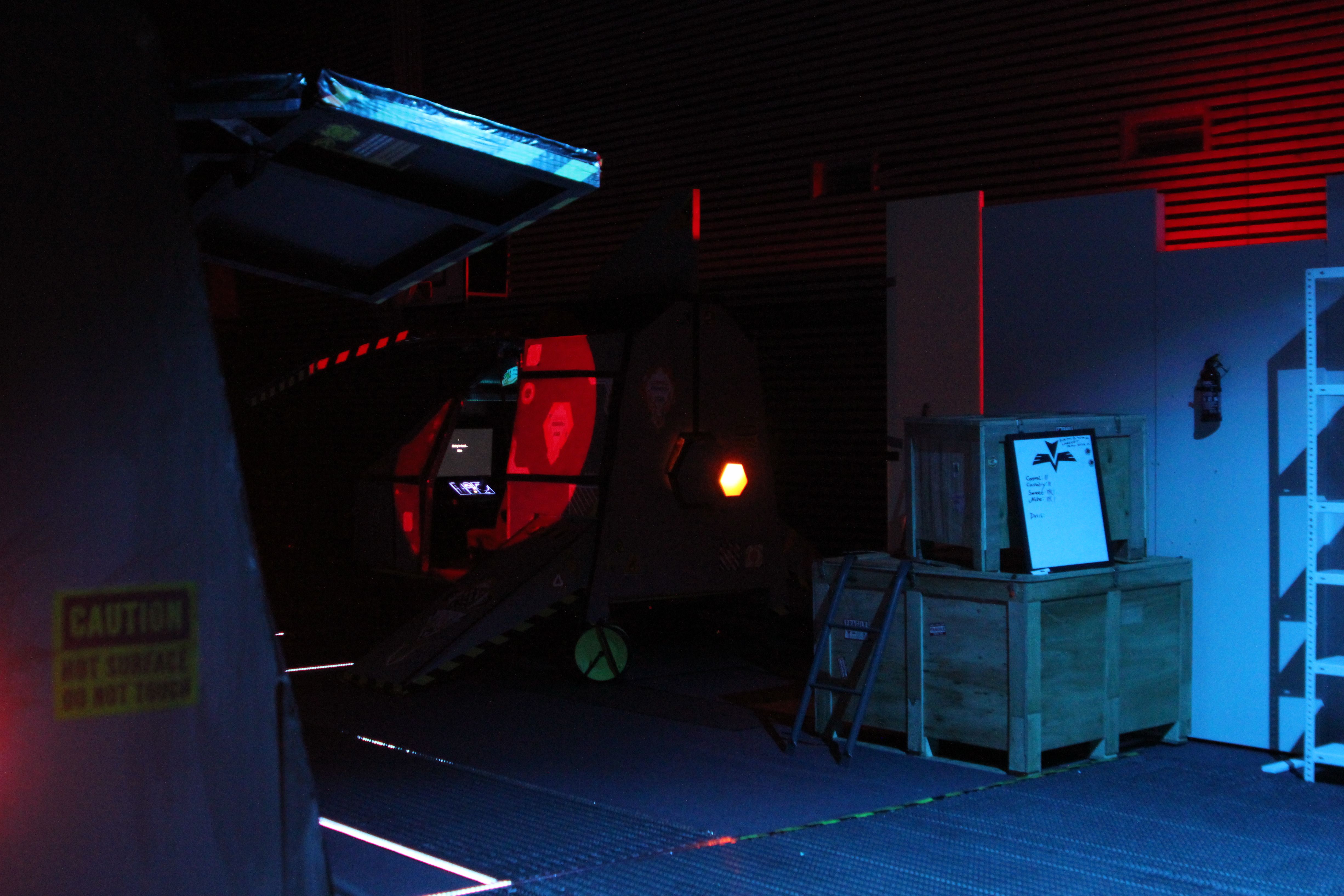 Picture: Fighters in the hangar