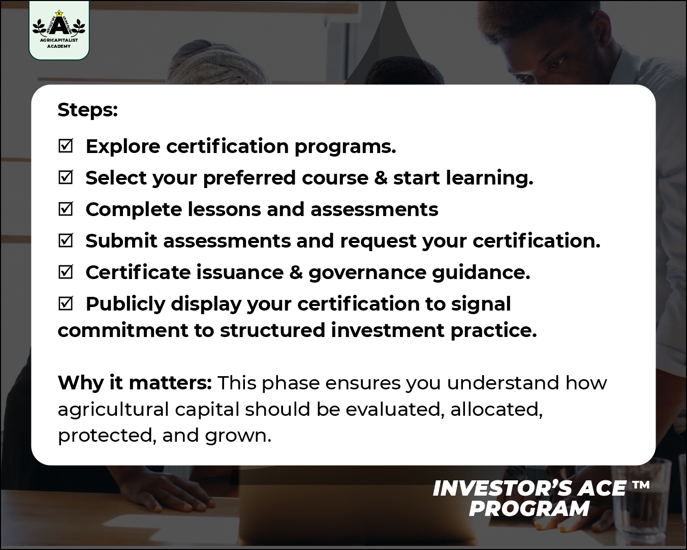 Certification Pathway