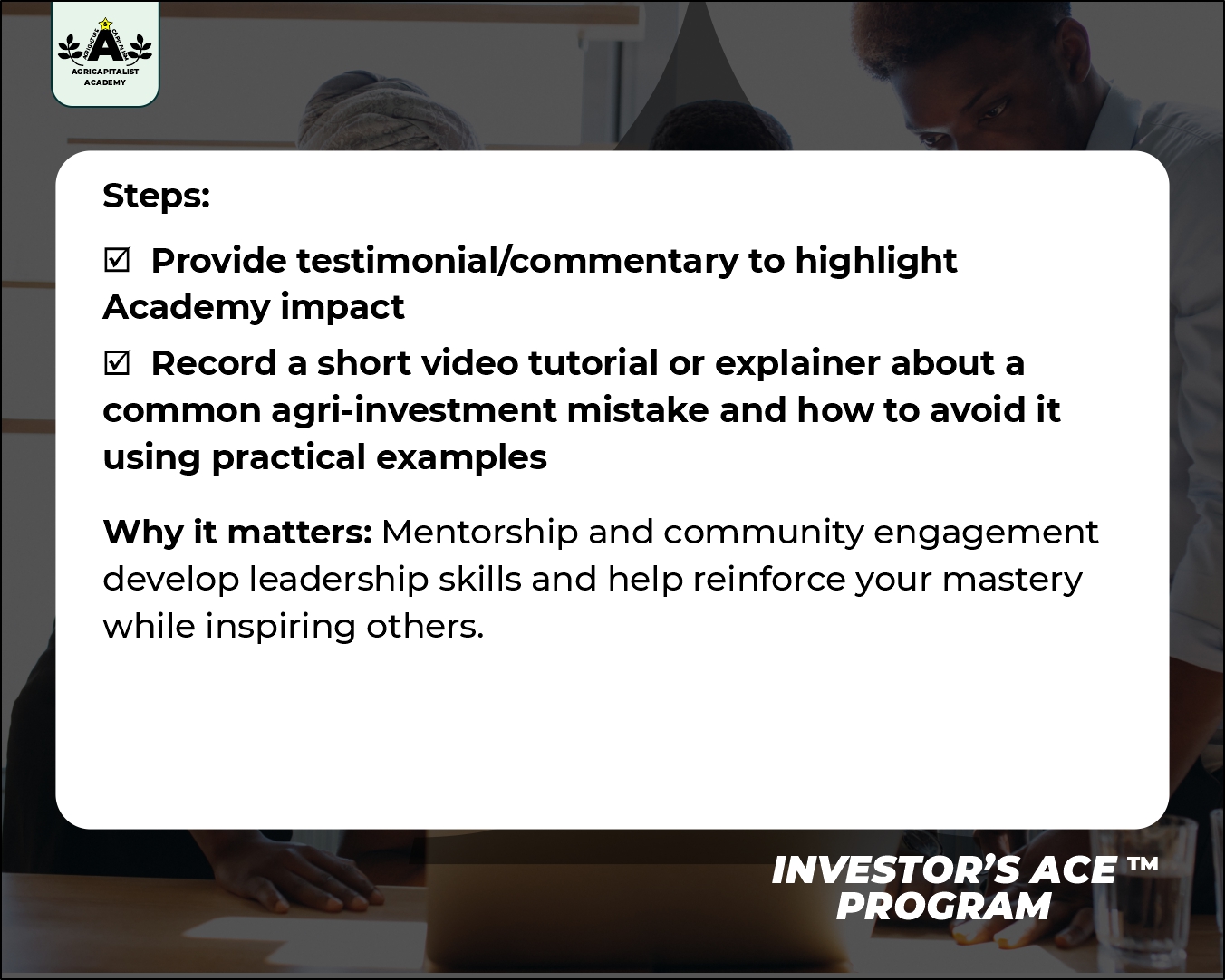 Certification Pathway