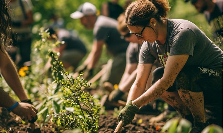 Farmers on the field promoting the AgriCapitalism model