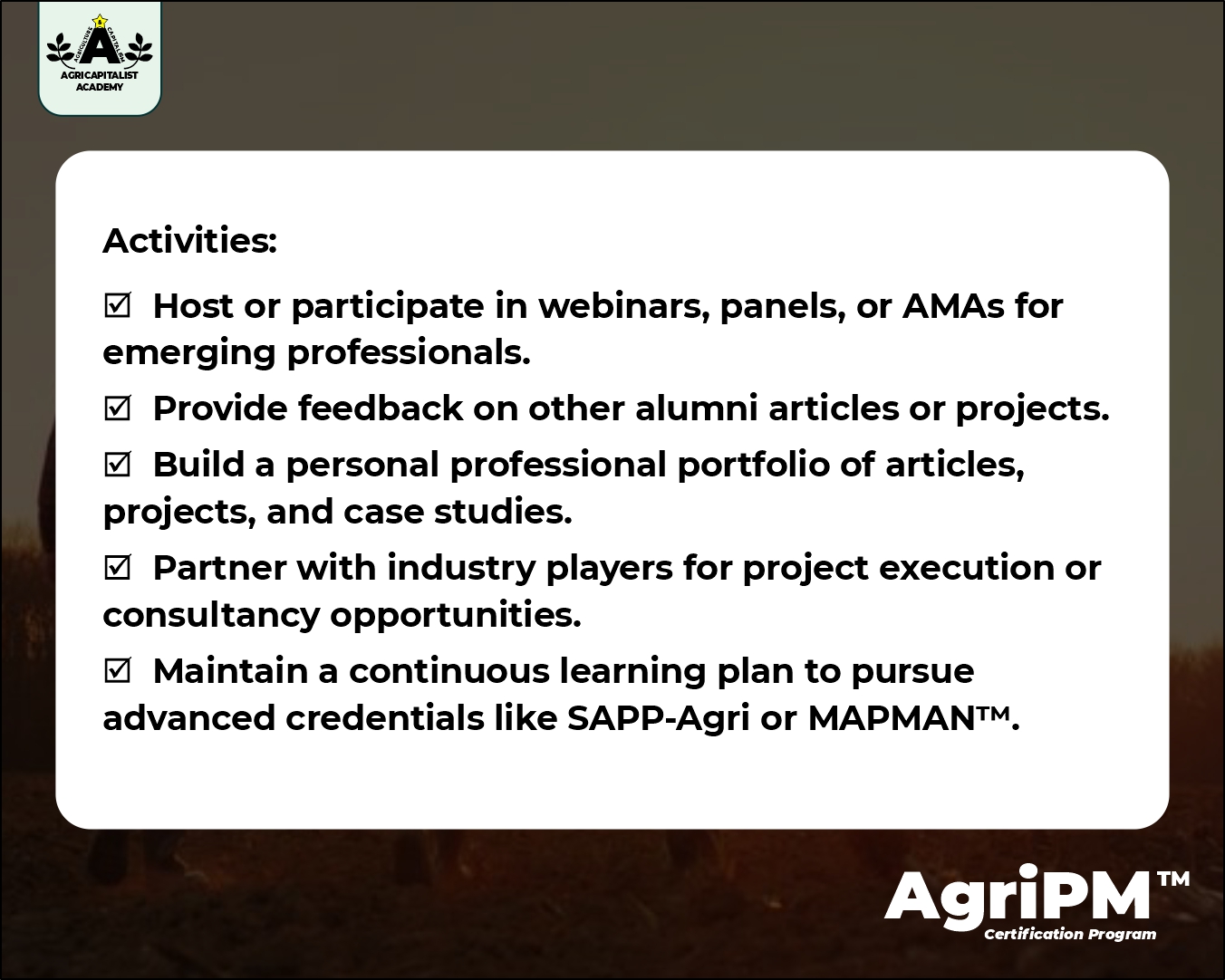 Certification Pathway