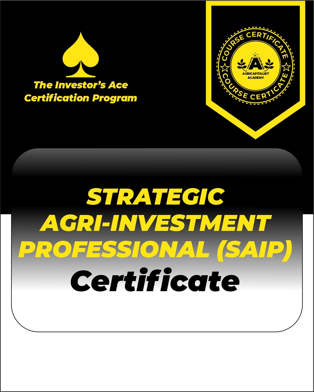 Strategic Agri-Investment Professional