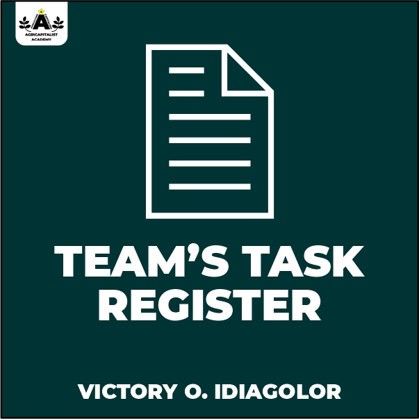 Team Task Register