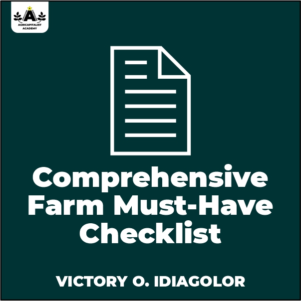 Comprehensive Farm Checklist