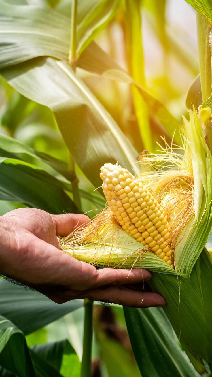 Beautiful photo of a well grown maize