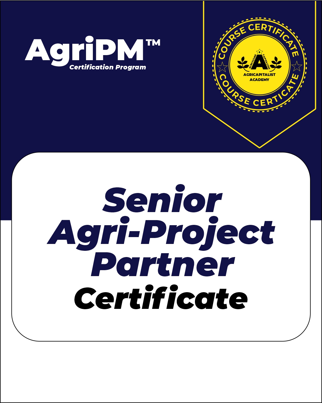 Senior Agri-Project Partner