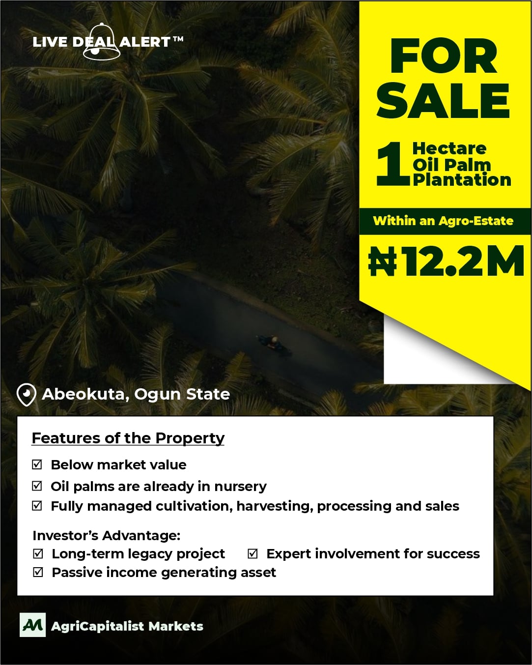 Oil Palm Agro-Estate Abeokuta Axis