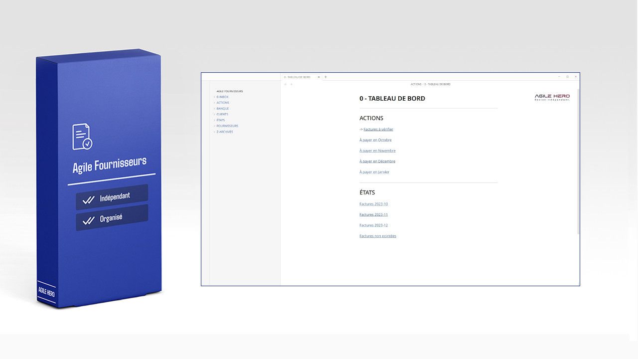 Solution Agile Fournissseurs : solution numérique de gestion de factures fournisseurs