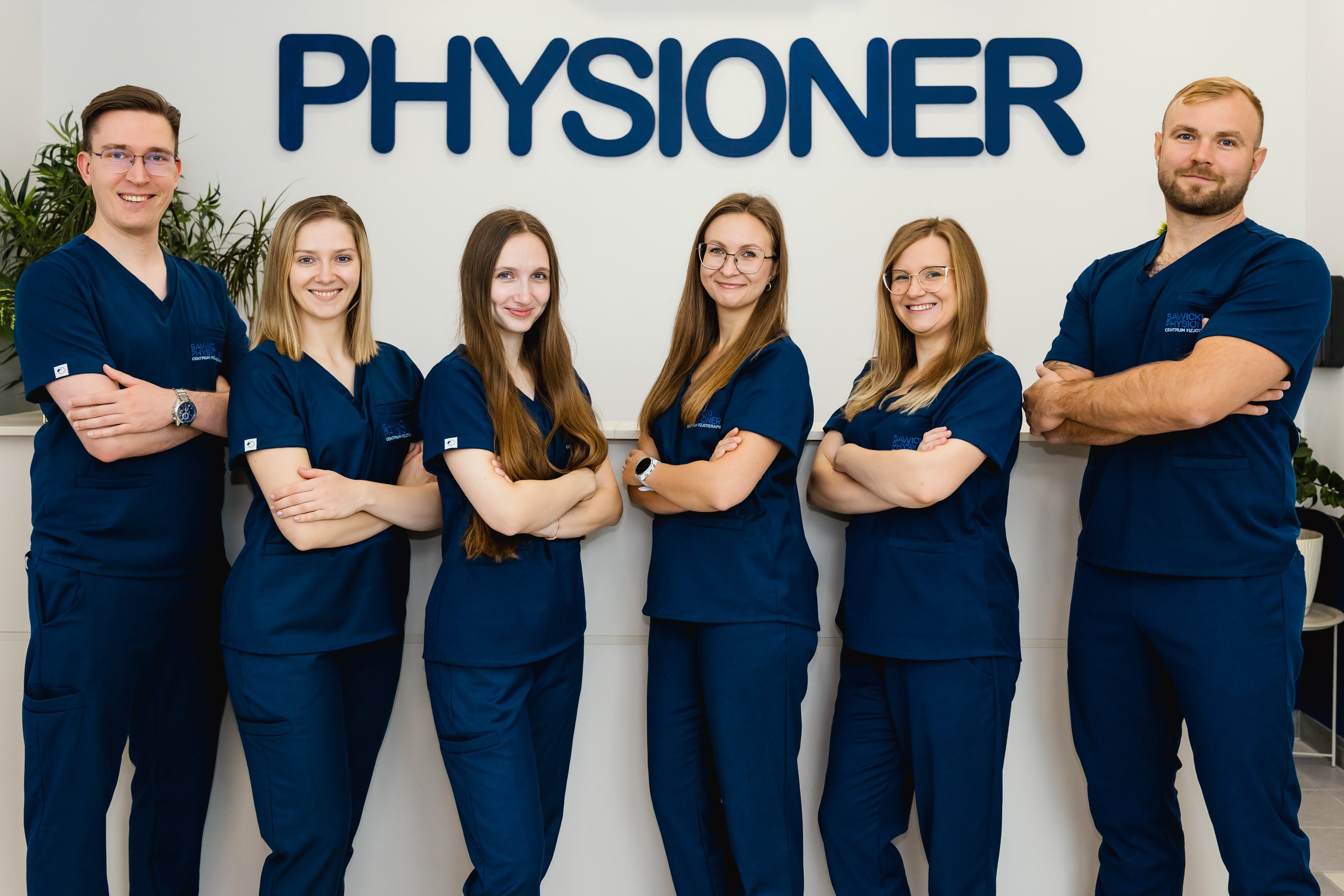 Zdjęcie zespołu fizjoterapeutów Physioner