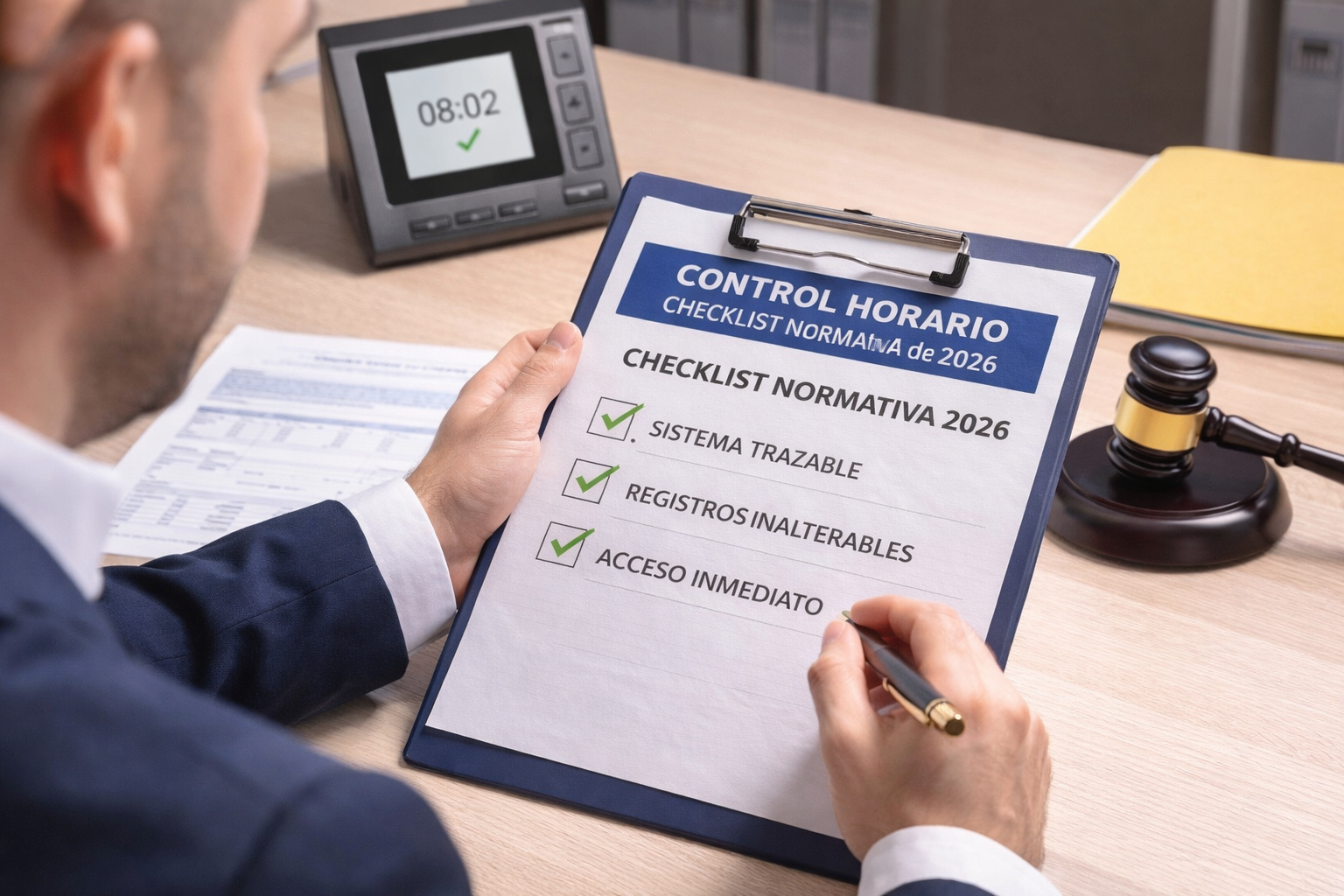 Cómo saber si tu sistema de control horario cumple con la normativa de 2026