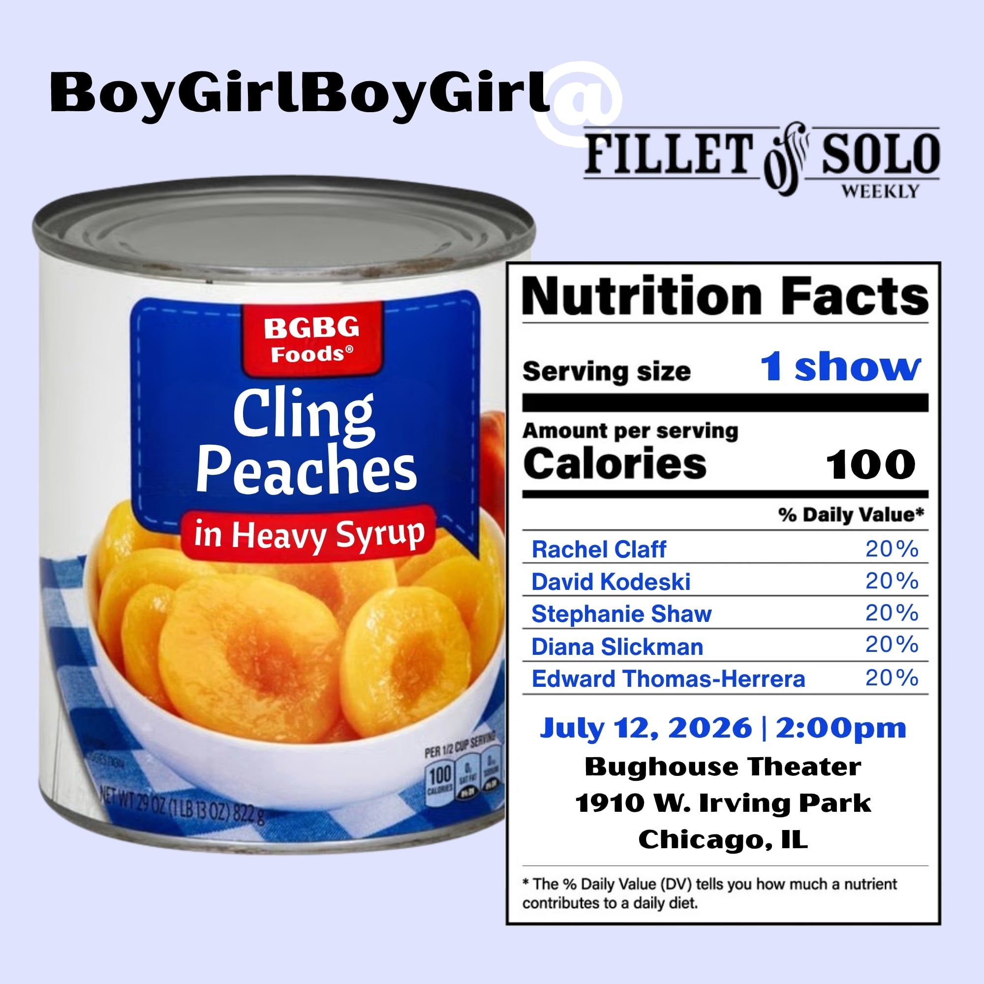 BoyGirlBoyGirl: Cling Peaches in Heavy Syrup