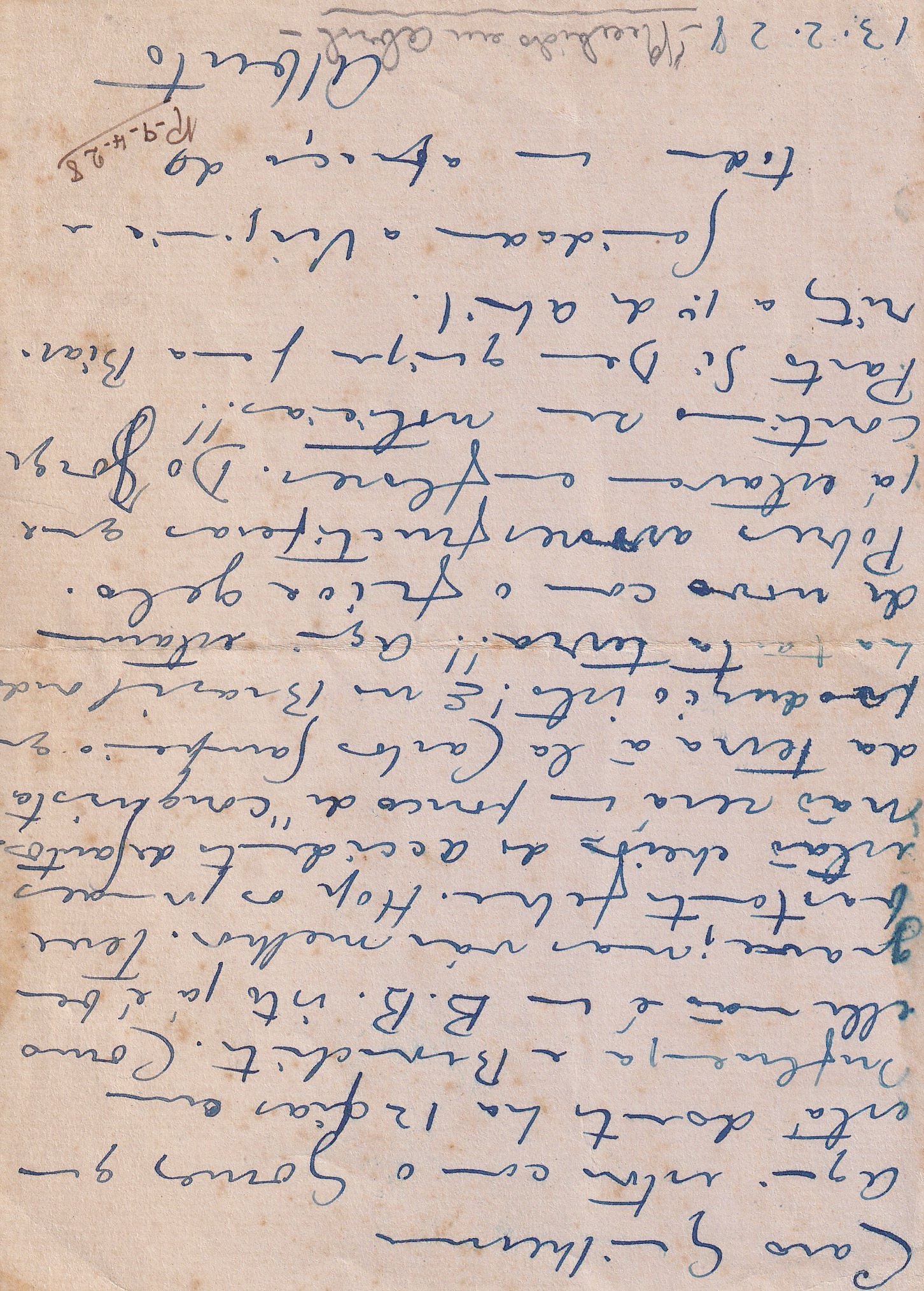 lettre manuscrite alberto santos dumont 1