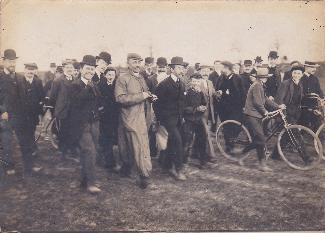 photographie santos dumont foule