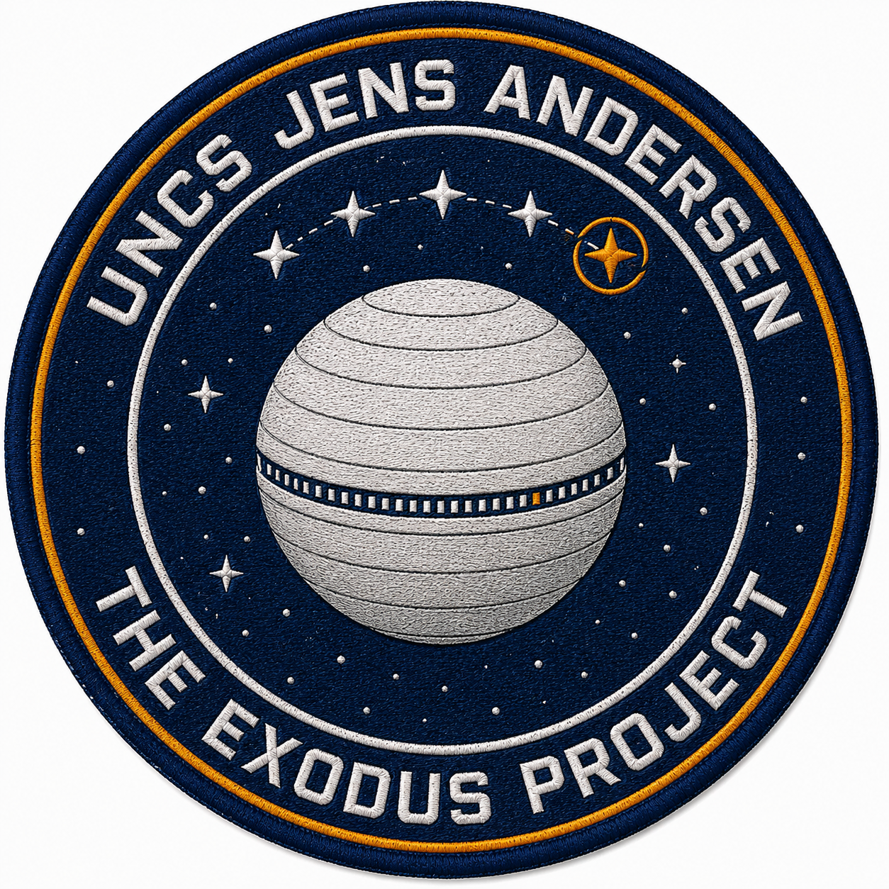 UNSS Jens Andersen Exodus Project Mission Patch