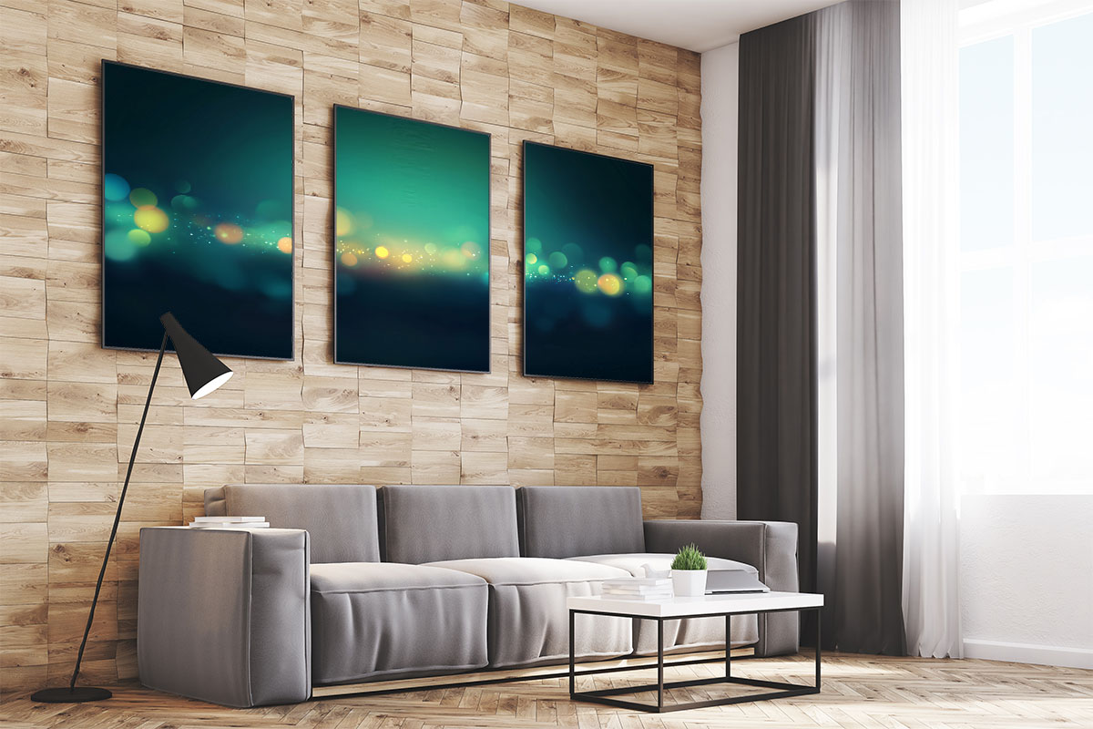 Triptych wall art