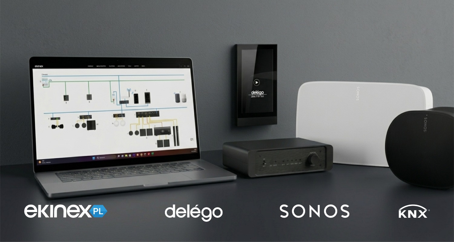 KNX Ekinex Sentio Delego Sonos