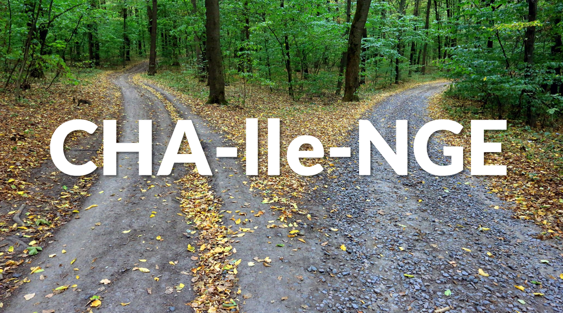 Every CHA-lle-NGE requires CHANGE!
