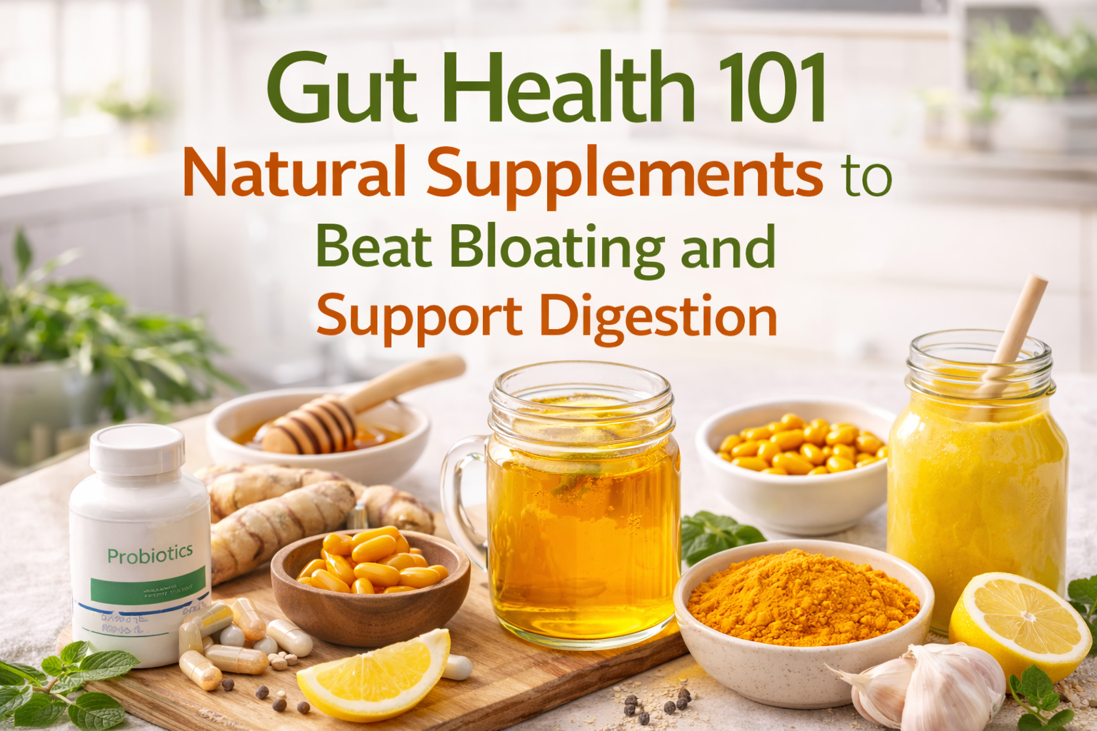 Gut Health 101: Natural Supplements to Beat Bloating and Support Digestion