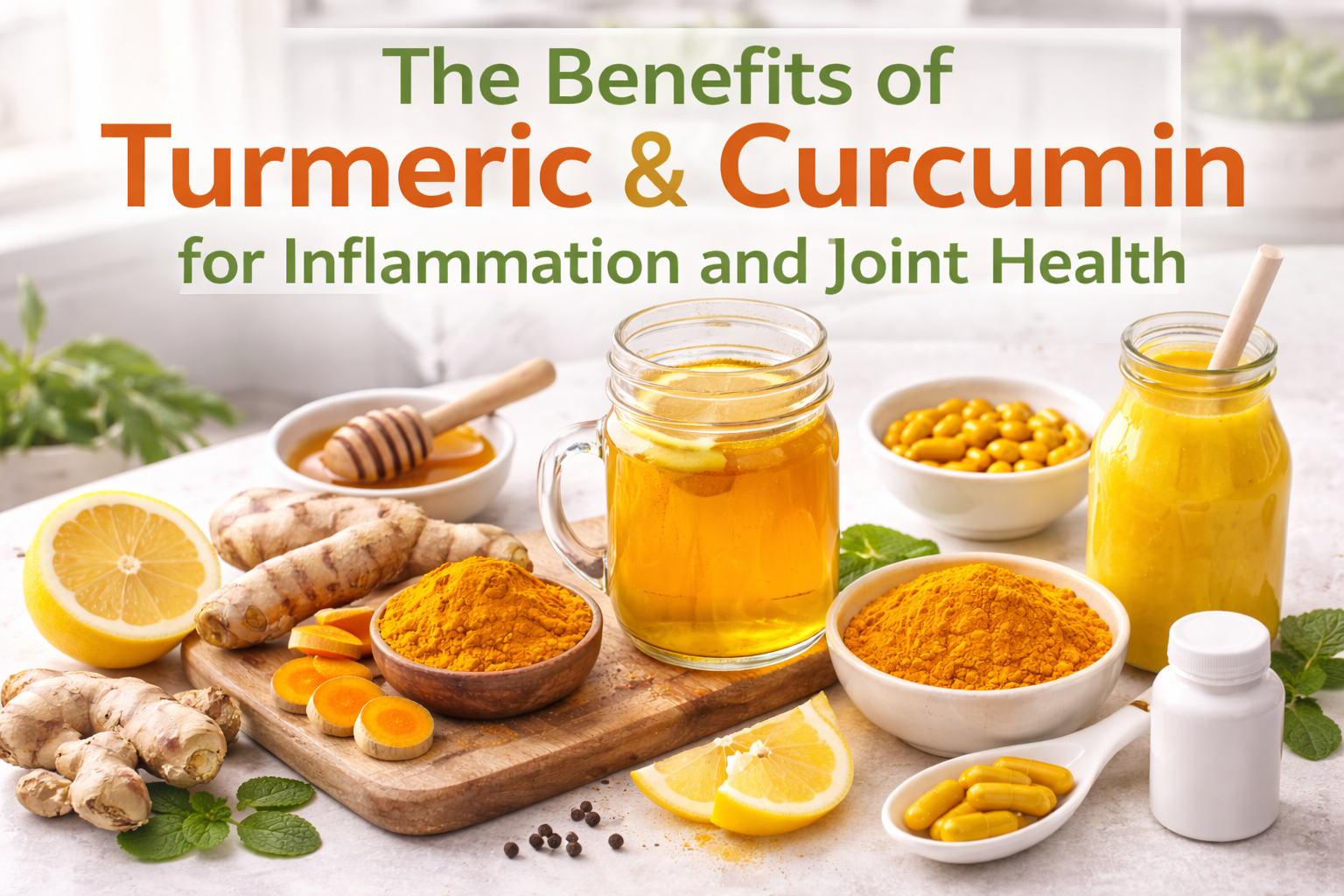 The Benefits of Turmeric and Curcumin for Inflammation and Joint Health