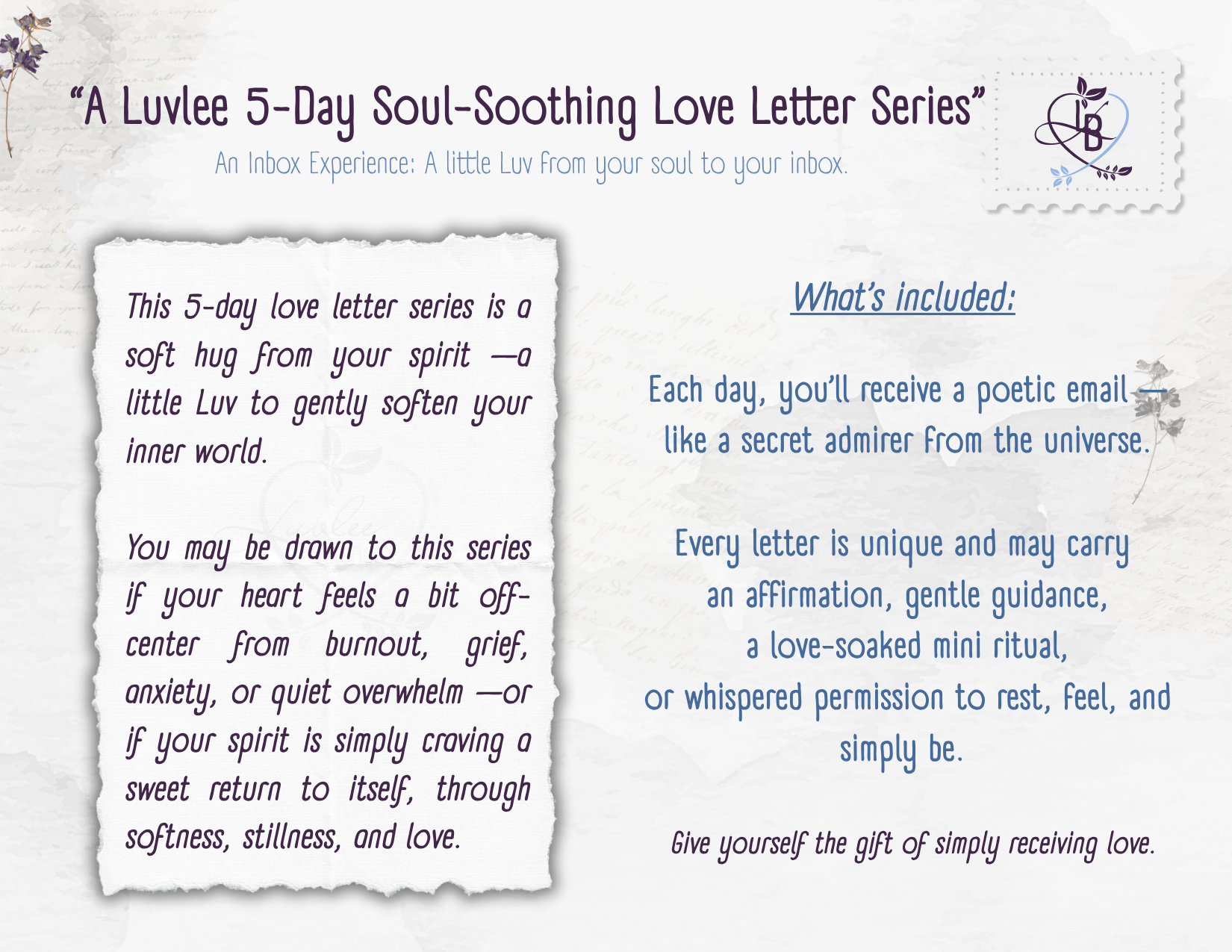 This is your gentle invitation 