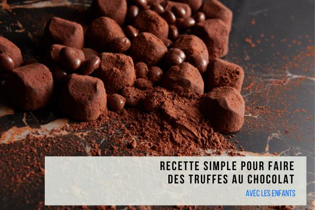 👨‍🍳 Recette simple pour faire des truffes au chocolat