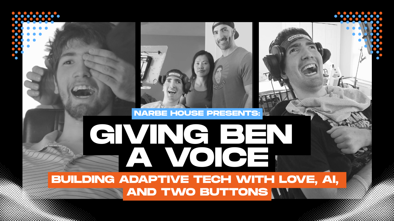 How Two Buttons and AI Gave Ben A Voice Again