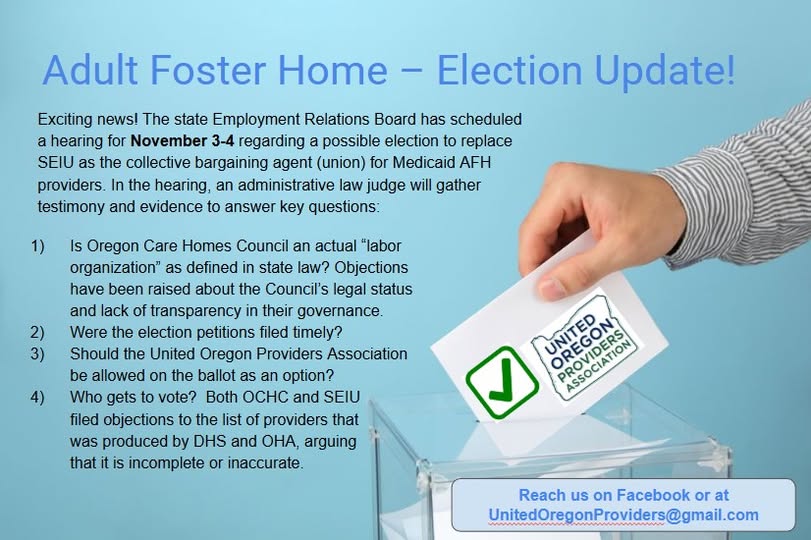 Union Election Update Sept 12 2025