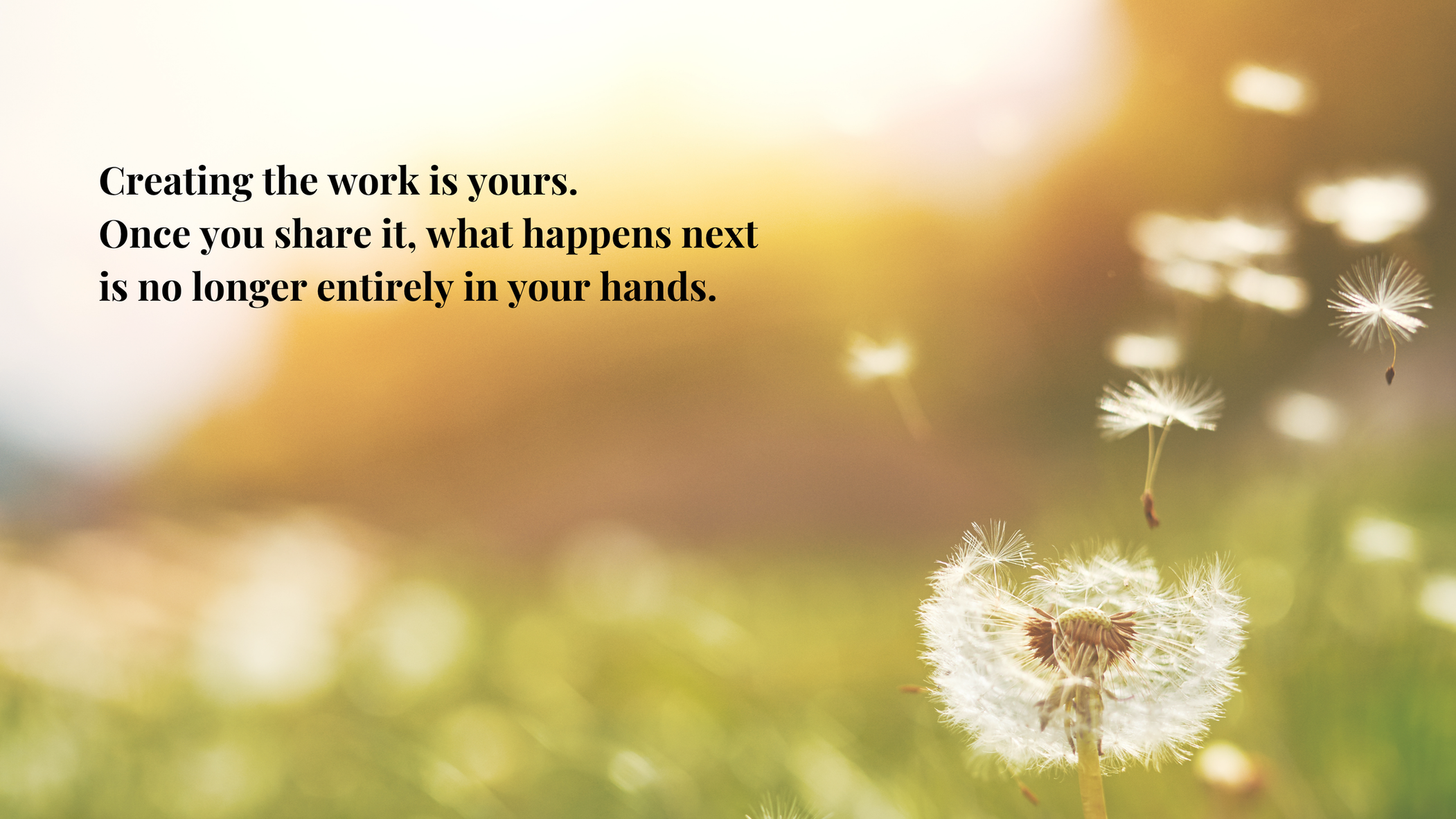 Why Is It So Hard to Bring Your Work Into the World?