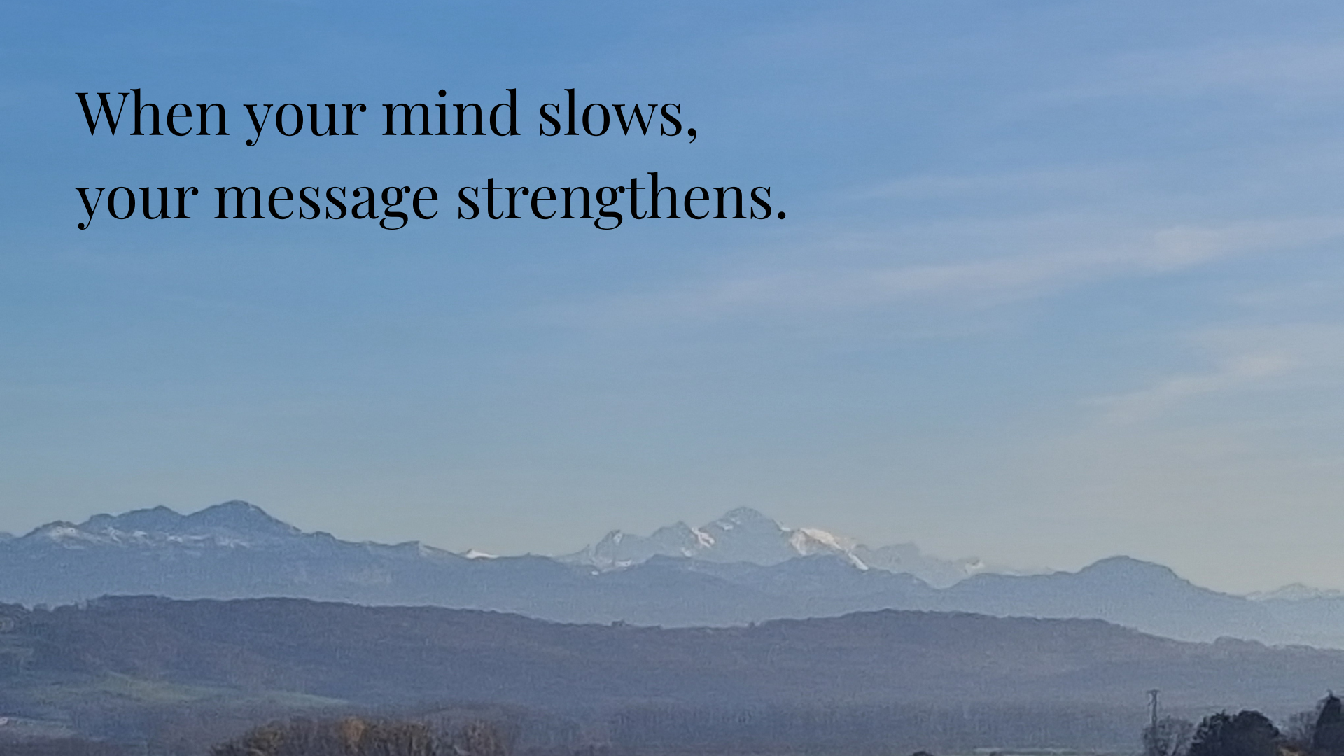 Your Calm Is Your Strategy: Creating Space for Clarity in a Noisy Online World