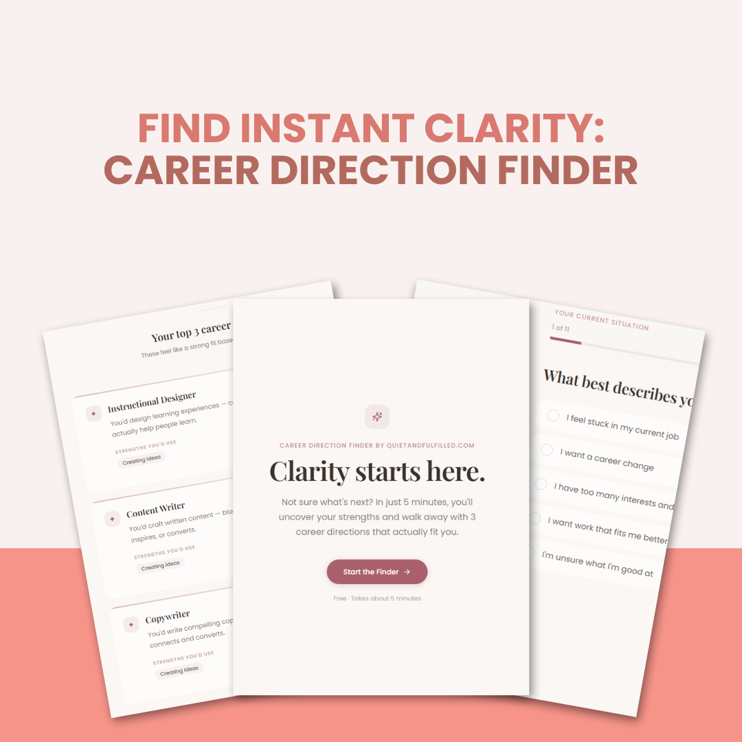career clarity quiz