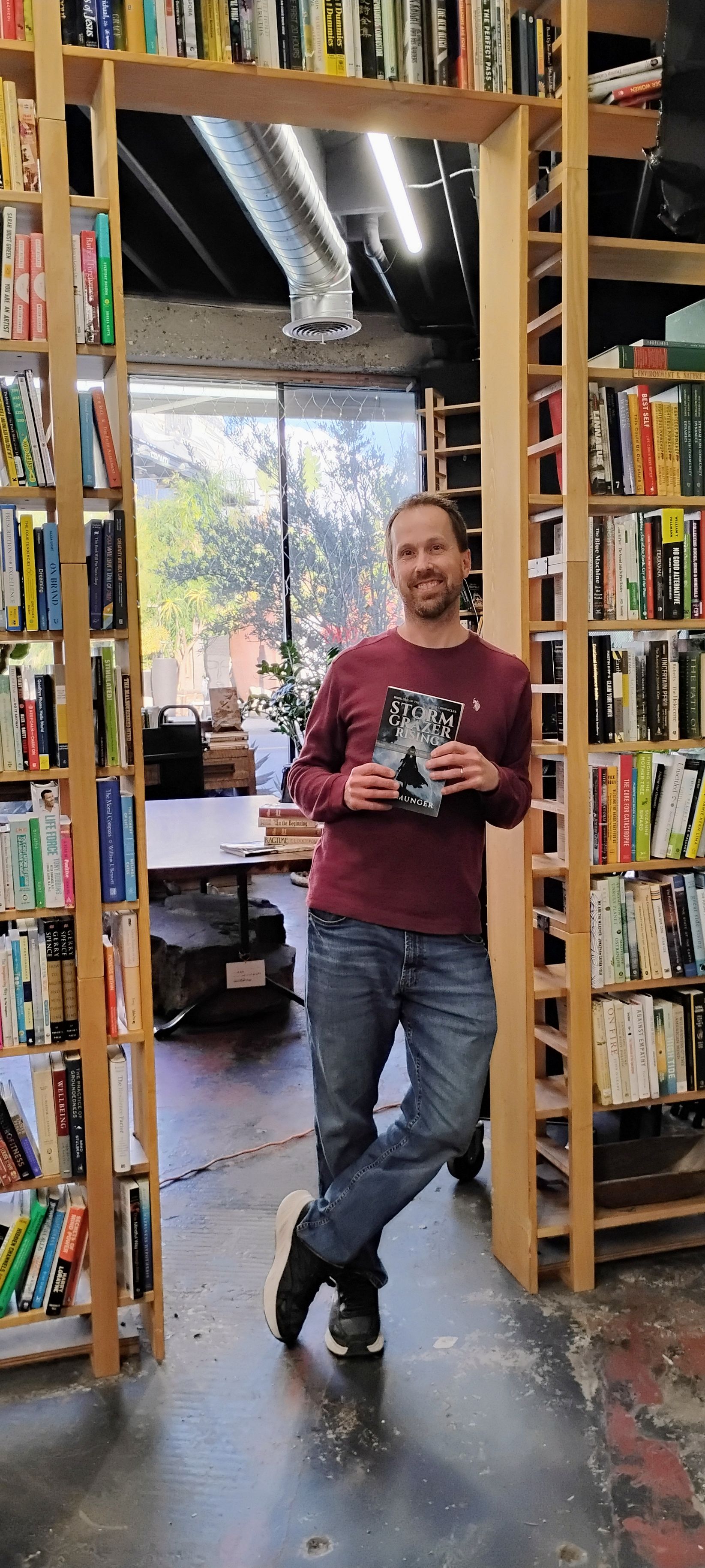 Photo of Eric Munger, author of epic fantasy Storm Grazer Rising.