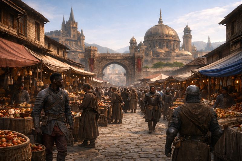 Food, Trade, and Travel Across the Kingdom