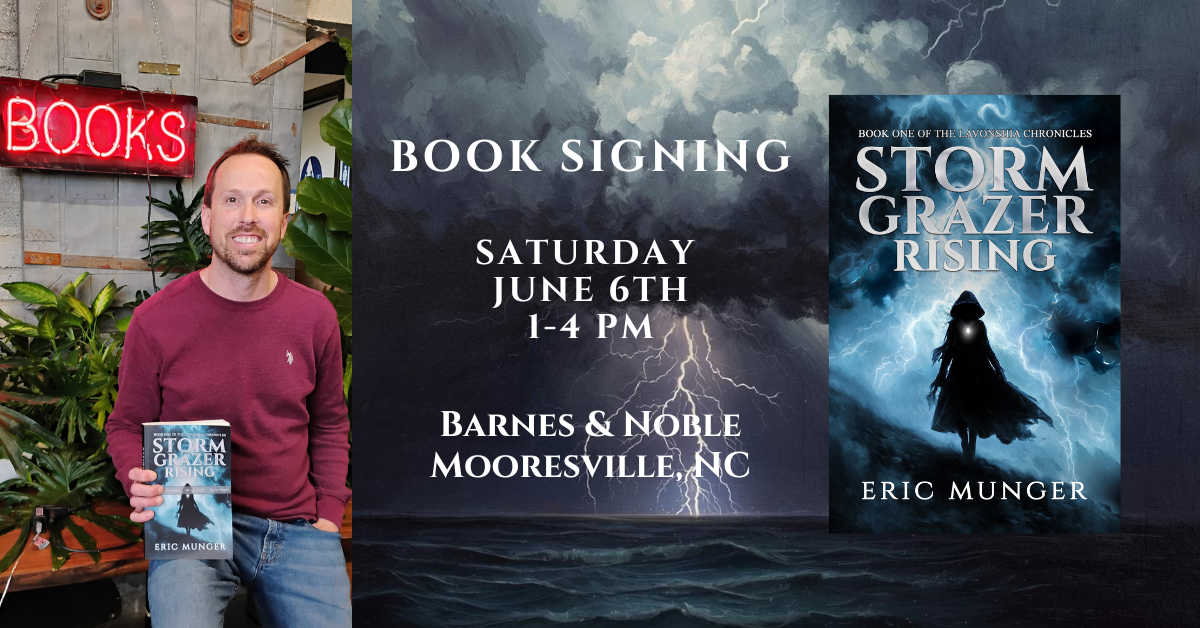 Author Eric Munger Book Signing Event June 13 2026 at The BookHouse in Winston-Salem