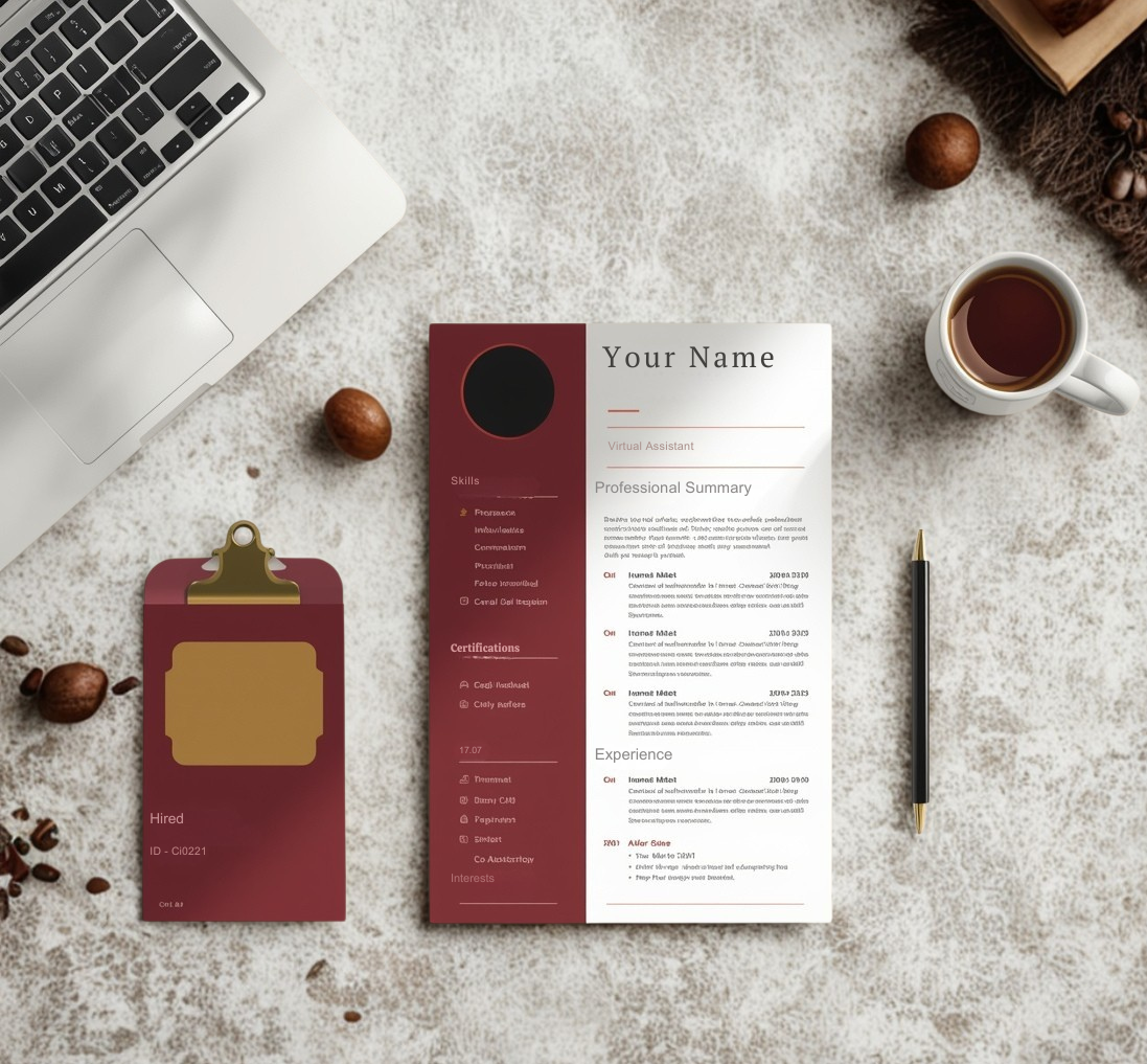 elegant redesigned CV writing service for Nigerian graduates job-hunting