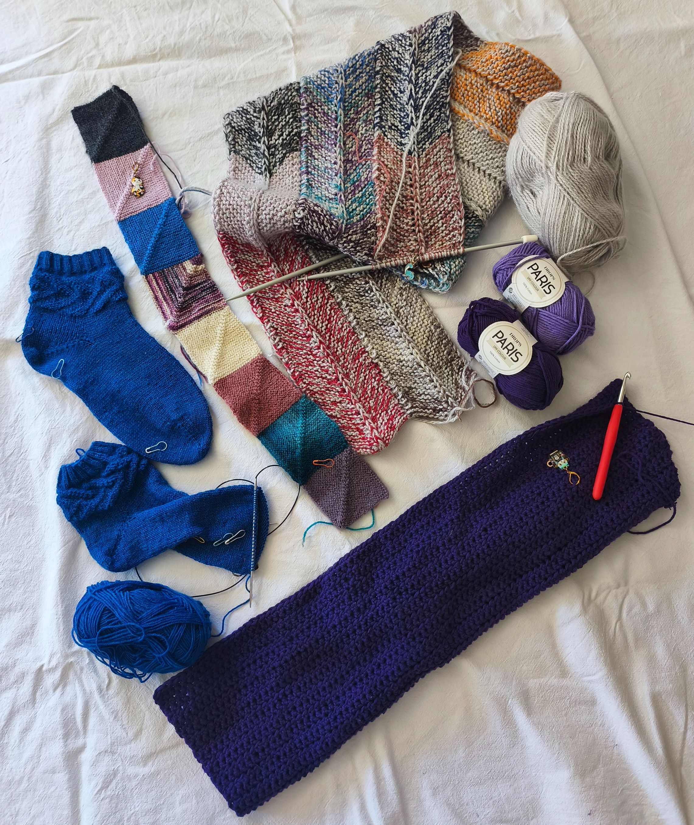 The State of the Stitches: What’s On and Off My Needles This Month