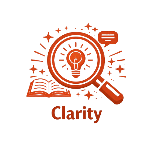 An icon representing clarity