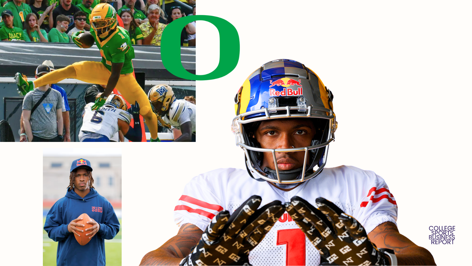 OREGON WR DAKORIEN MOORE SIGNS NIL DEAL WITH RED BULL