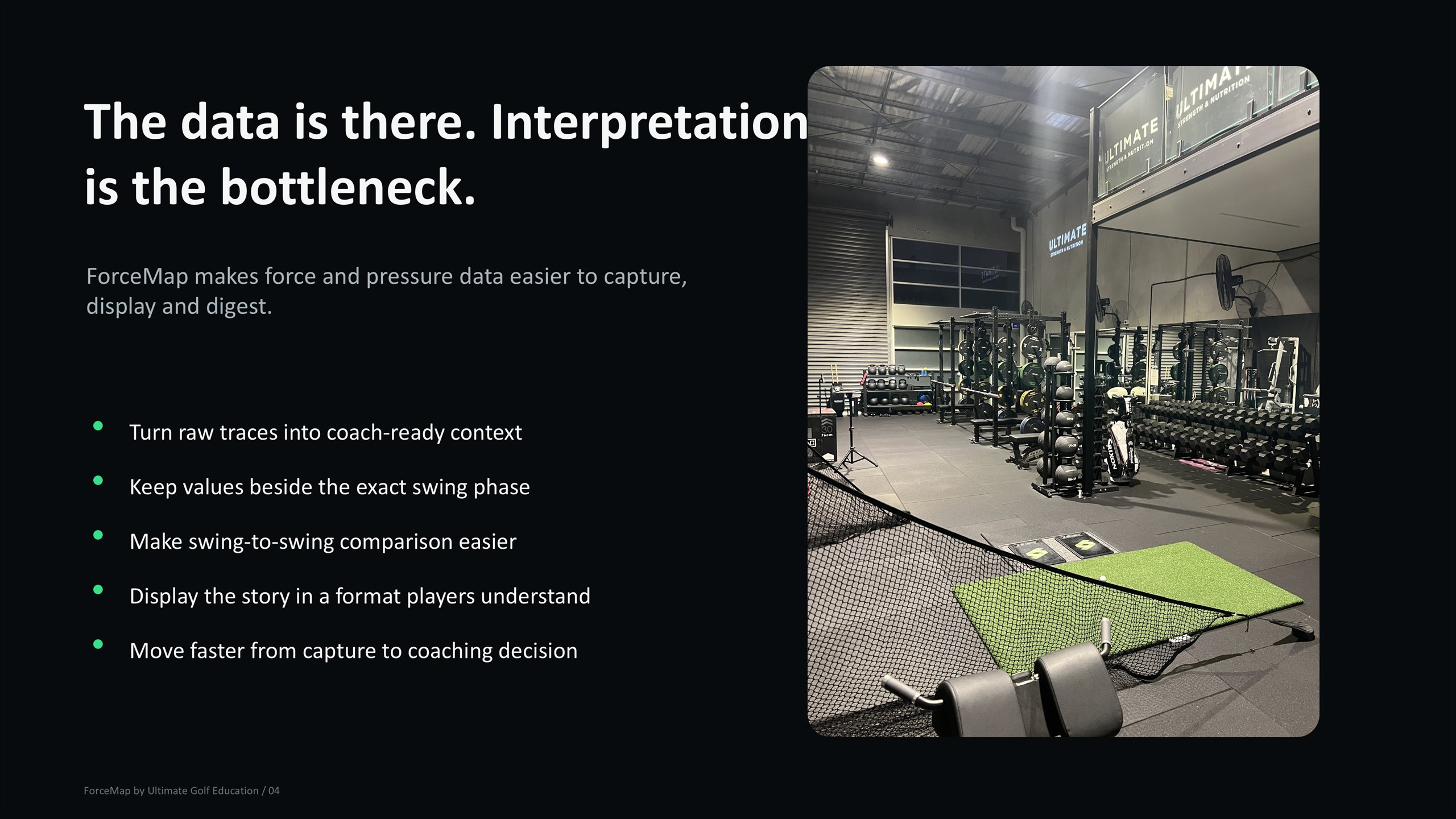 ForceMap pitch deck slide 4