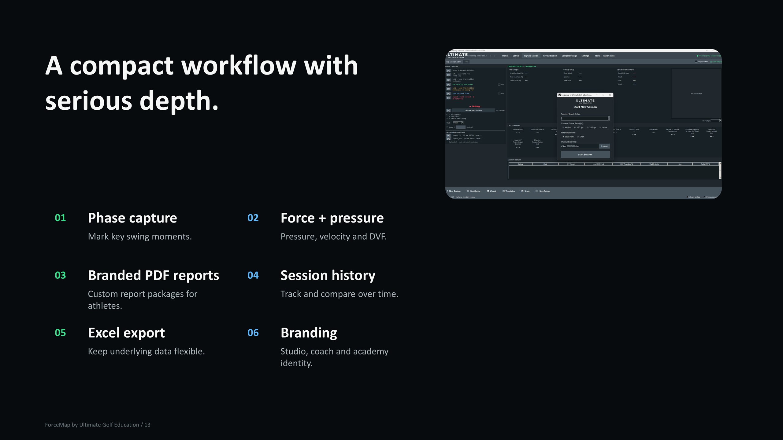 ForceMap pitch deck slide 13