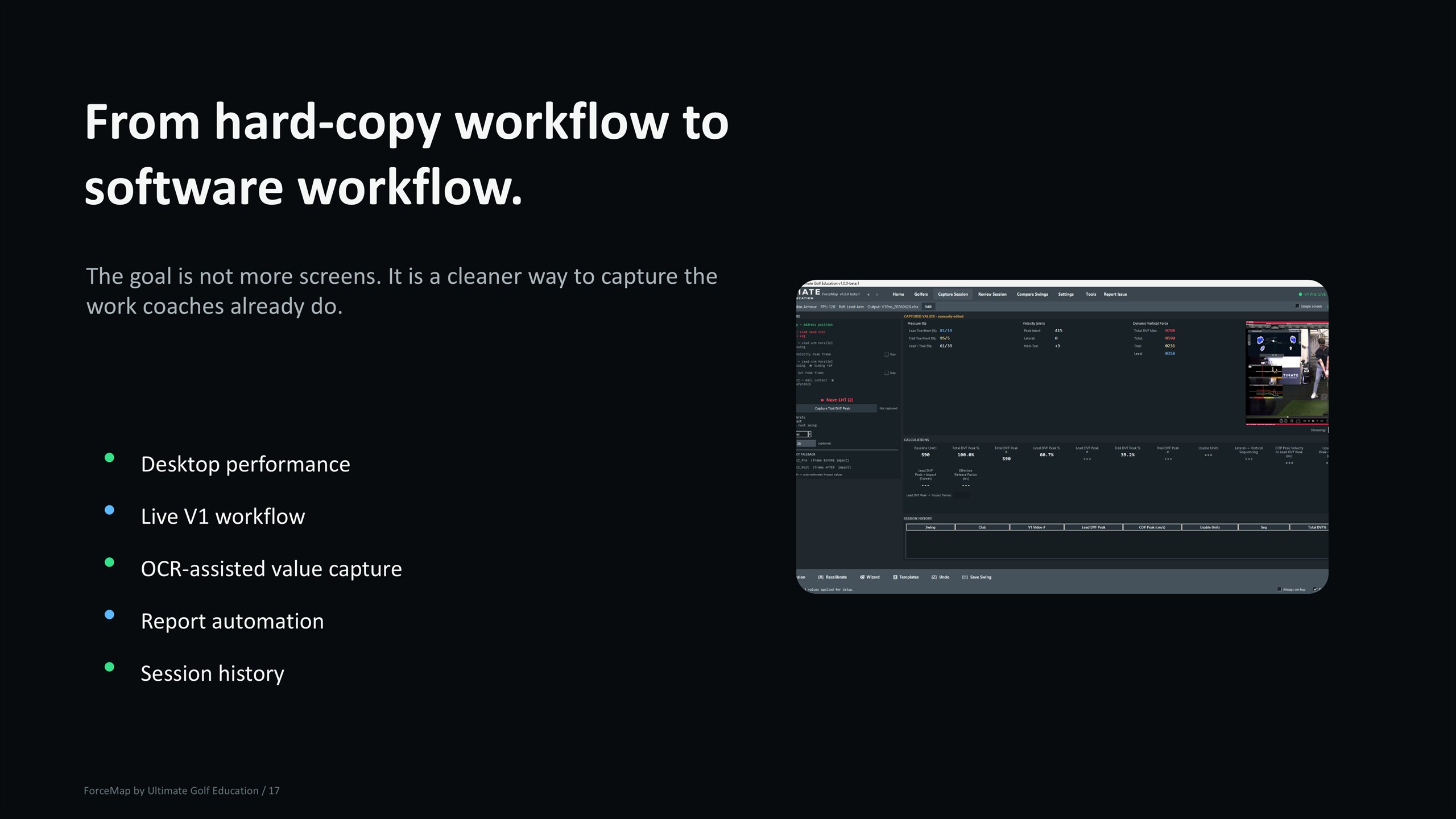 ForceMap pitch deck slide 17