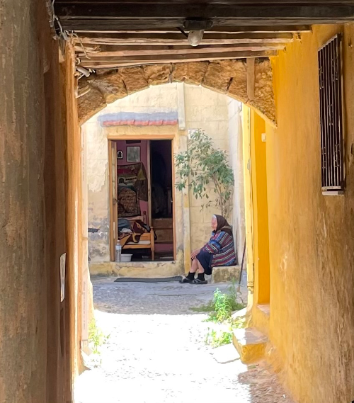 European alleyway scene