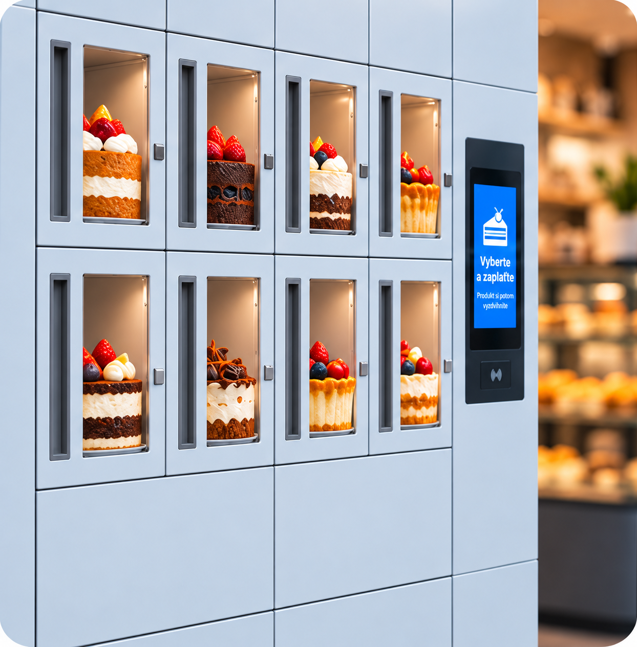 Smart Lockers pre cukrárne a pekárne