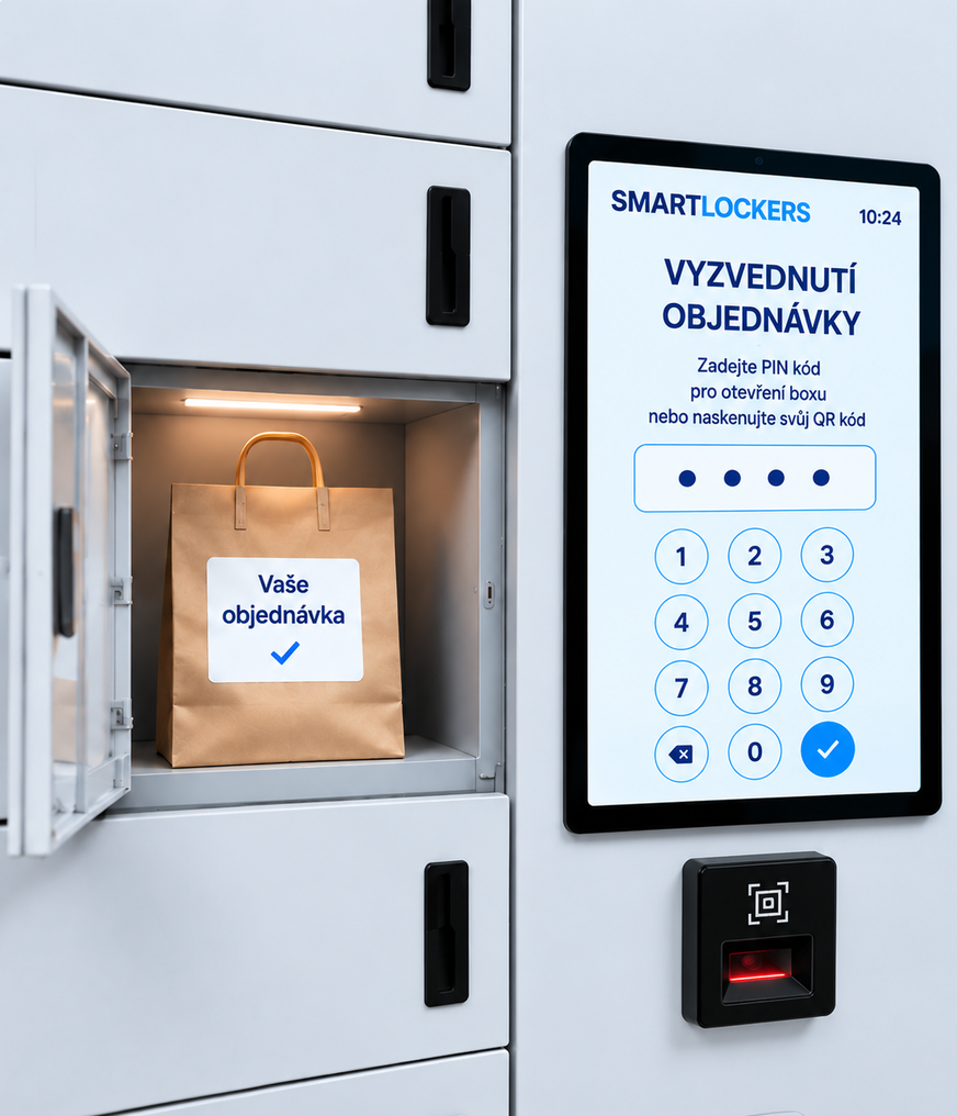 Smart Lockers pro výdej předem objednaného zboží